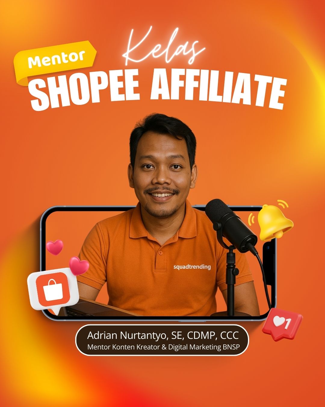 Mentor Kelas Shopee Affiliate Produk Fashion di Solo